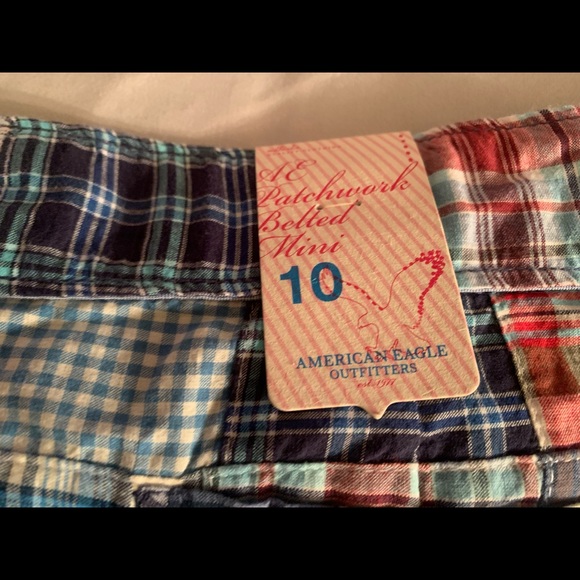 AE Madras patchwork mini skirt - Picture 5 of 6